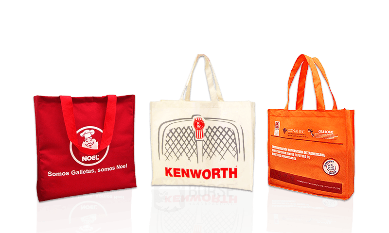 Custom Printed Gusseted Fabric Bags with Bellows