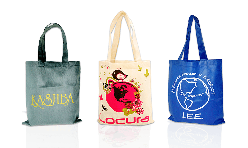 Custom Printed Totes and Bags made of Natural Cotton Fabric
