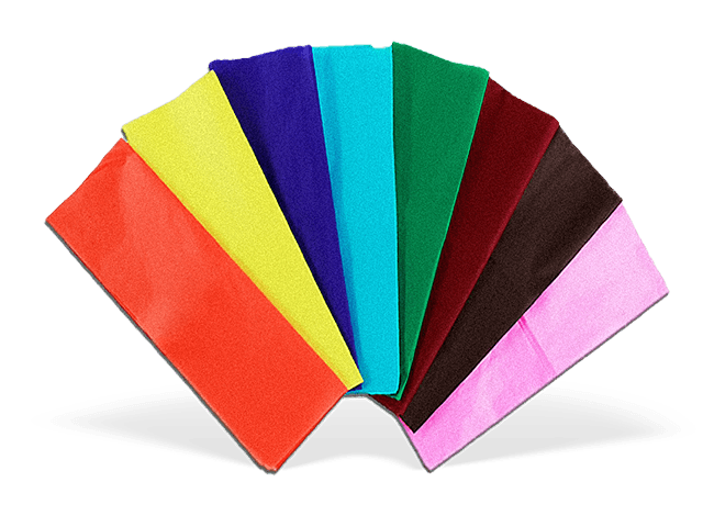 China tissue paper in various colors
