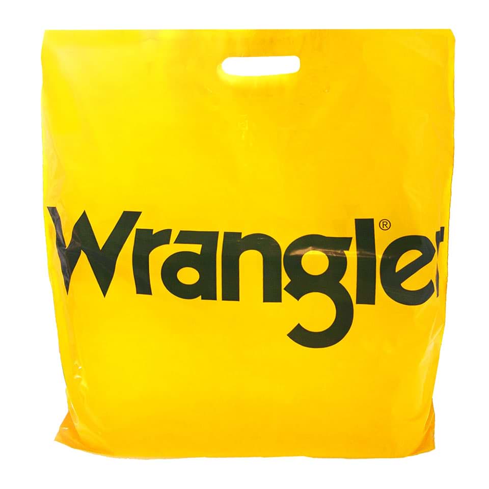 Bolsa de Plástico usada por la marca Wrangler