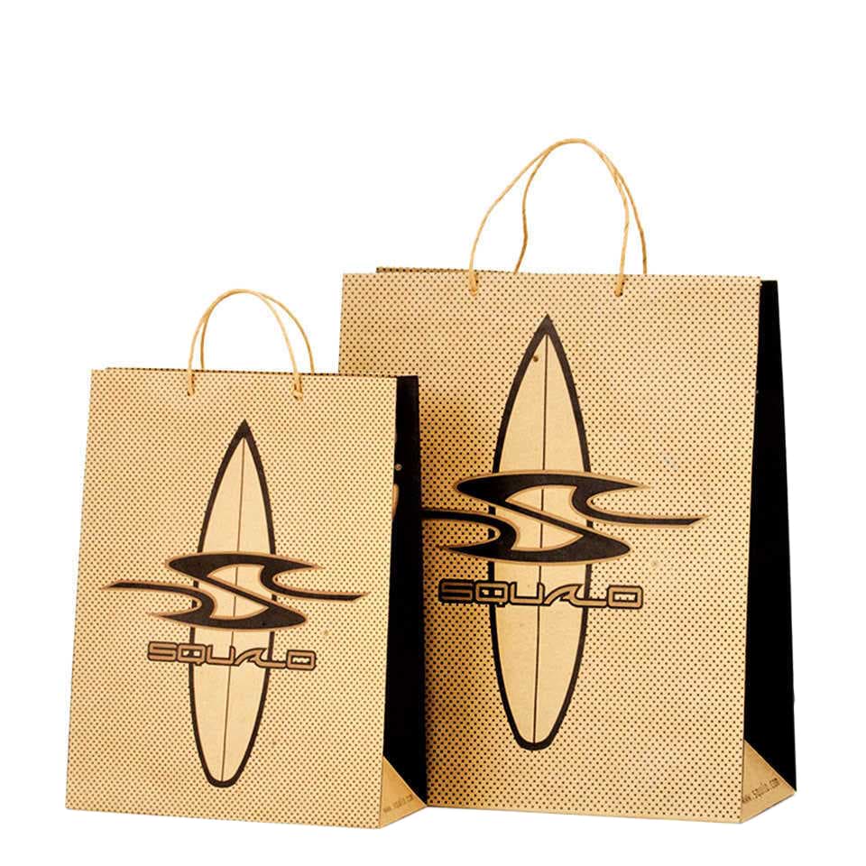 Squalo retail store shopping bags
